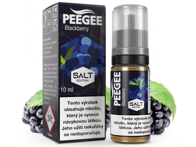 e liquid peegee salt blackberry ostruzina 10mg 20mg