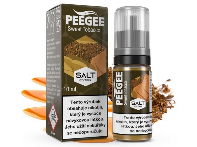 e liquid peegee salt sweet tobacco 10mg 20mg