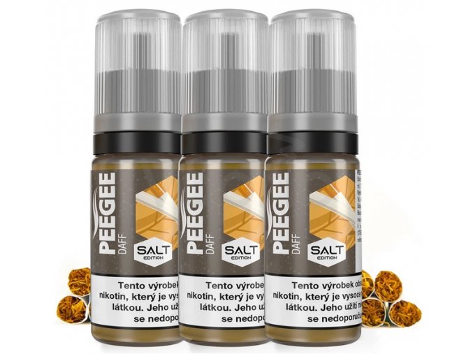 e liquid peegee salt 3x10ml daff 10mg 20mg