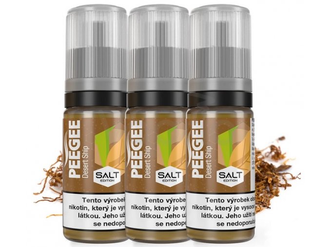 e liquid peegee salt 3x10ml desert ship 10mg 20mg