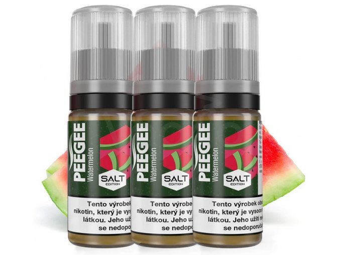 e liquid peegee salt 3x10ml watermelon 10mg 20mg