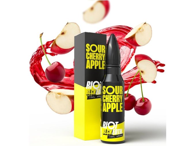 prichut riot squad shake and vape blck edtn sour cherry apple 10ml