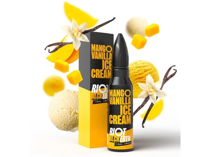prichut riot squad shake and vape blck edtn mango vanilla ice cream 10ml