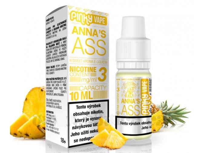 e liquid pinky vape annas ass ananas 10ml