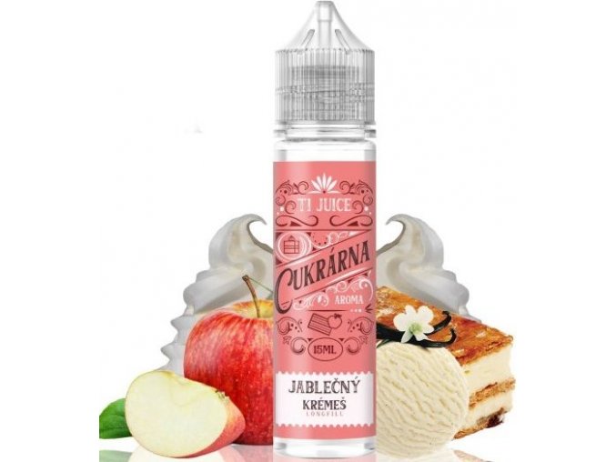 prichut ti juice shake and vape cukrarna jablecny kremes 15ml