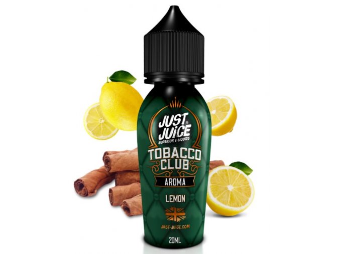 prichut just juice sav tobacco lemon tabak s citronem 20ml