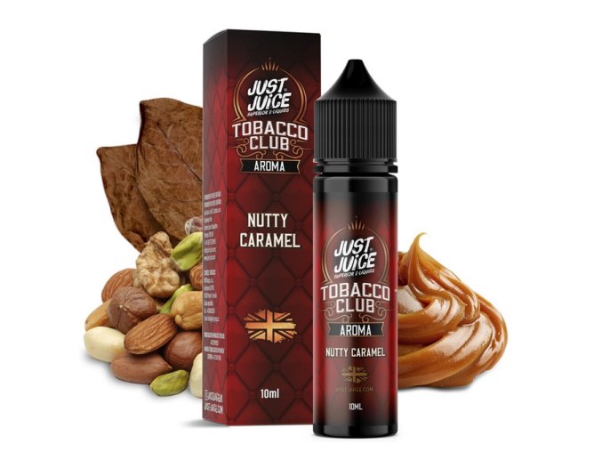 prichut just juice nutty caramel 10ml shake and vape