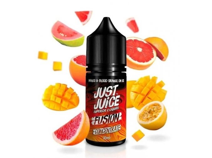 prichut just juice 30ml fusion mango blood orange on ice