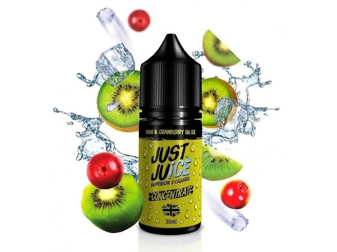 prichut just juice 30ml kiwi cranberry on ice