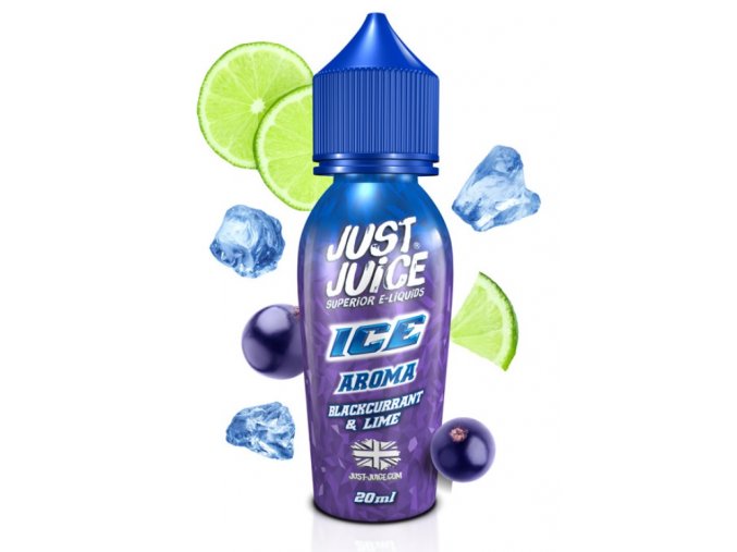 prichut just juice ice blackcurrant lime 20ml