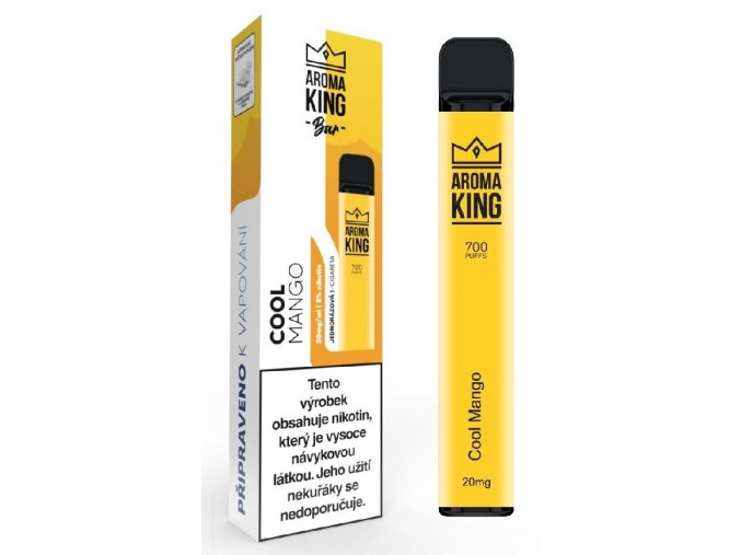 jednorazova e cigareta aroma king classic cool mango 20mg