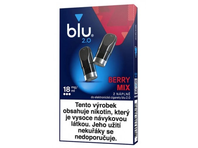 napln blu 2 0 berry mix 18mg 2ks