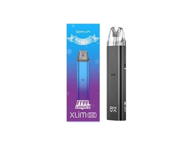 oxva xlim se bonus pod elektronicka cigareta 900mah black cerna