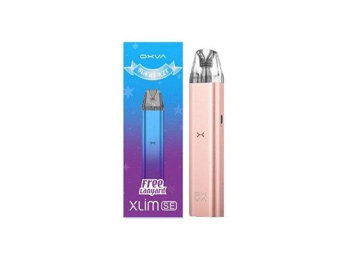 oxva xlim se bonus pod elektronicka cigareta 900mah rose gold