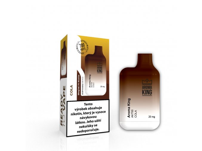 jednorazova elektro cigareta aroma king mini cola 20mg