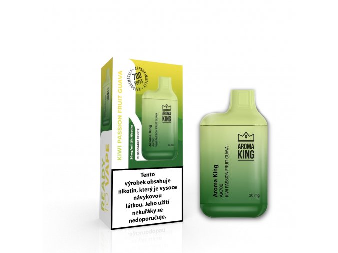 jednorazova e cigareta aroma king mini kiwi passionfruit guava 20mg