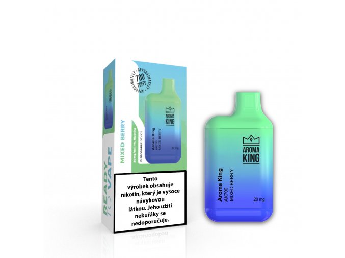 jednorazova e cigareta aroma king mini mixed berry 20mg