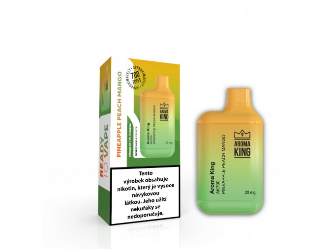 jednorazova e cigareta aroma king mini pineapple peach mango 20mg