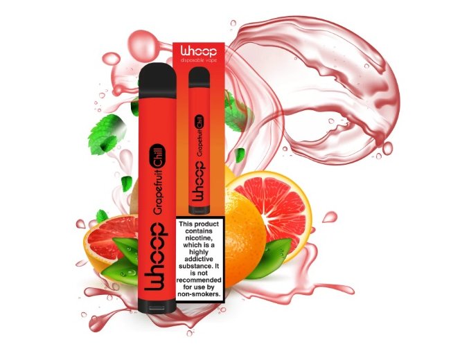 jednorazova e cigareta whoop grapefruit chill salt 20mg