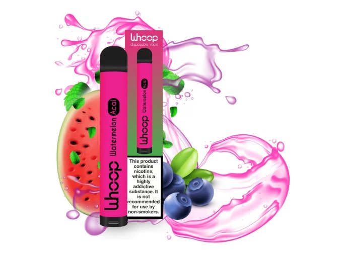 jednorazova e cigareta whoop watermelon acai 20mg