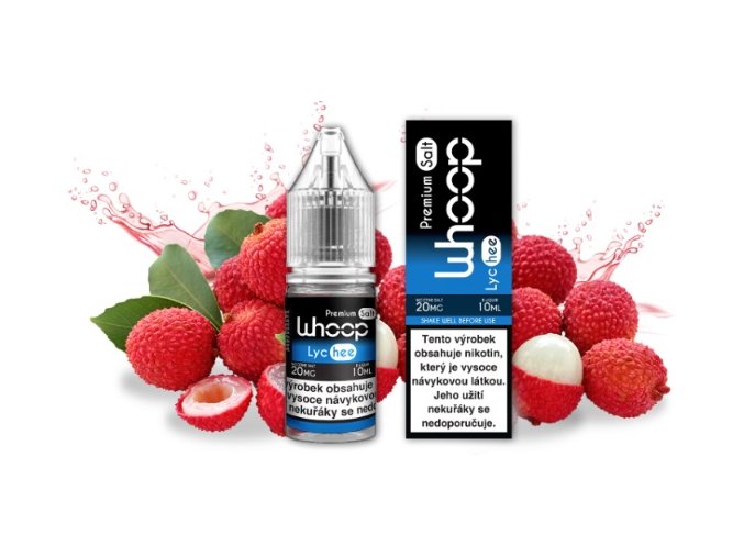 e liquidy whoop salt lychee 20mg pg50 vg50 10ml