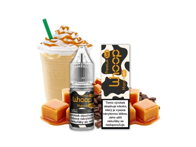 e liquidy whoop salt macchiato 20mg pg50 vg50 10ml