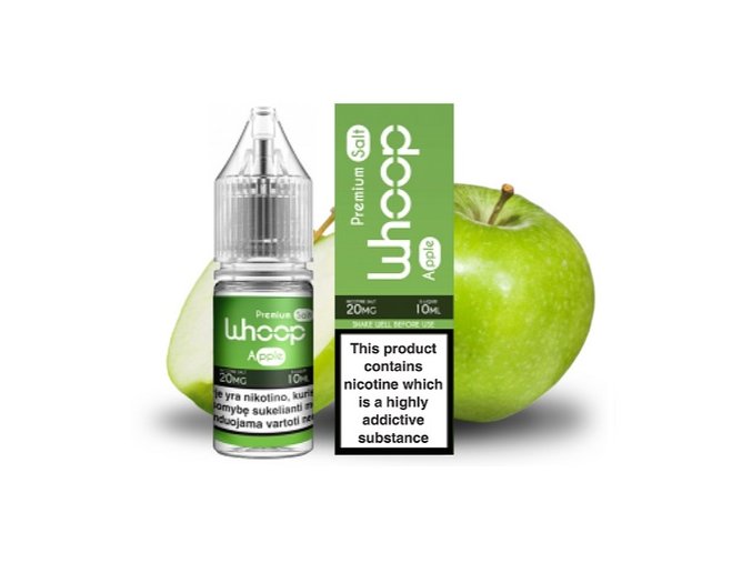 e liquidy whoop salt apple 20mg pg50 vg50 10ml