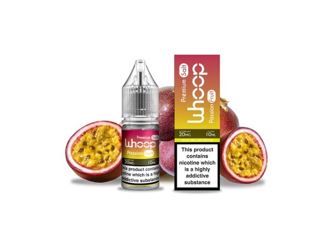 e liquidy whoop salt passionfruit 20mg pg50 vg50 10ml