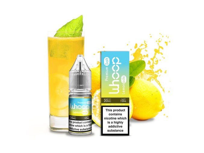 e liquidy whoop salt lemonade 20mg pg50 vg50 10ml