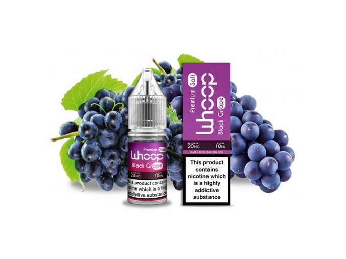 e liquidy whoop salt black grape 20mg pg50 vg50 10ml