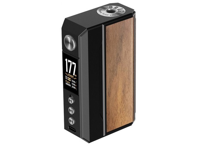 voopoo drag 4 mod black walnut 177w