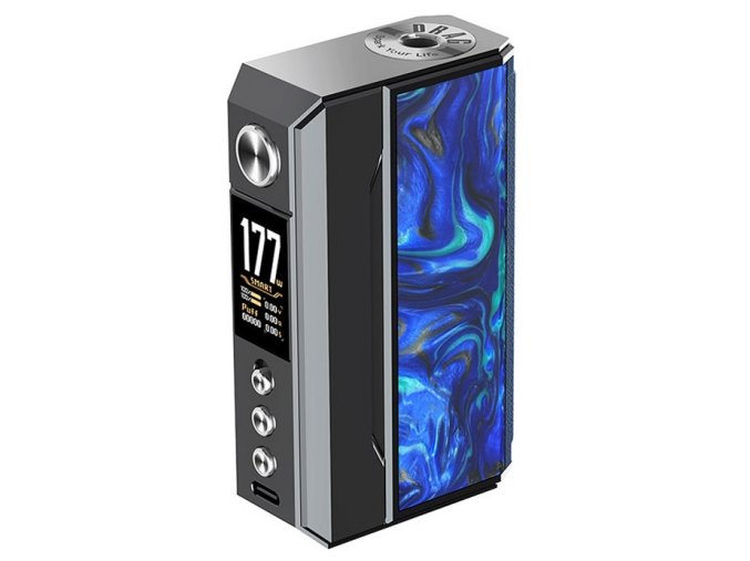 voopoo drag 4 mod gun metal ocean blue 177w