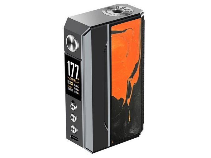 voopoo drag 4 mod gun metal tropical orange 177w