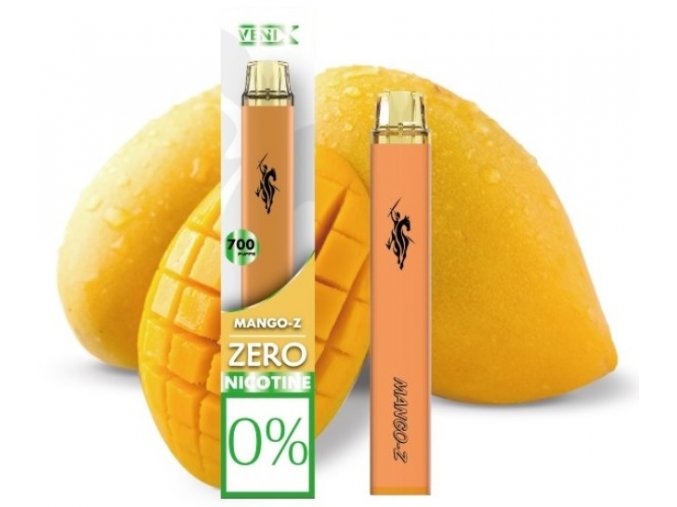 jednorazova elektronicka cigareta venix mango z 0mg bez nikotinu