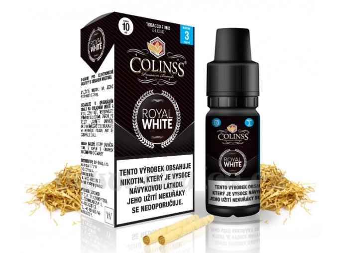 e liquid colinss royal white 10ml