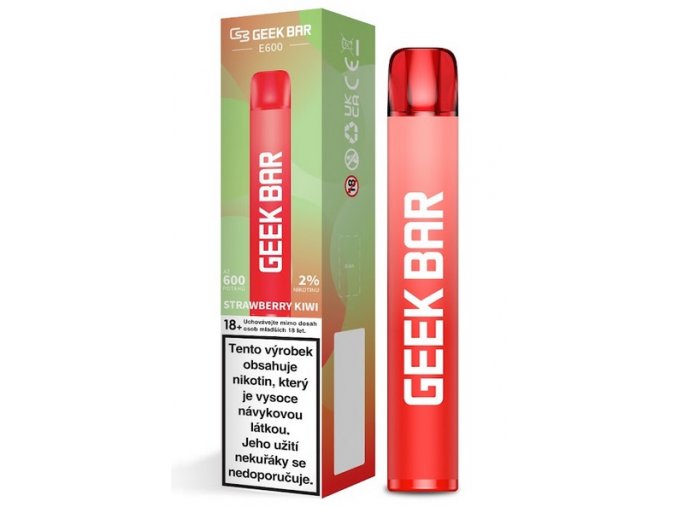 jednorazova e cigareta geek bar e600 20mg salt strawberry kiwi