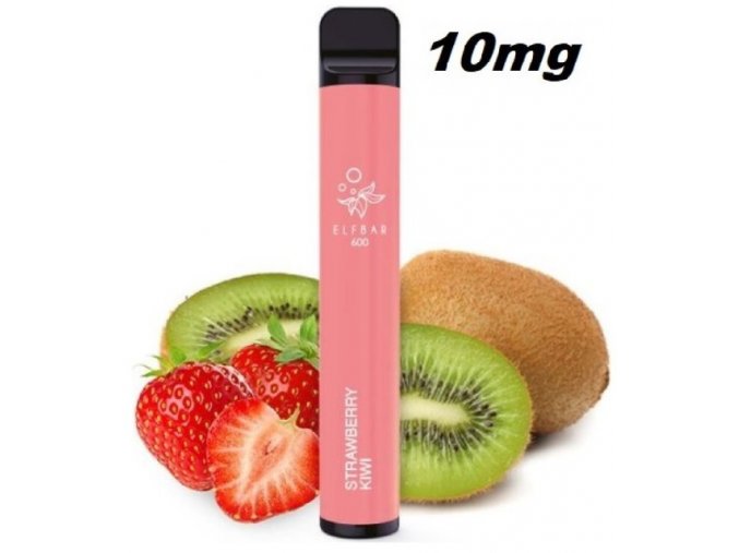 jednorazova e cigareta elf bar 600 strawberry kiwi 10mg