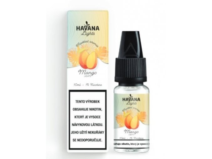 e liquid havana lights salt mango 10ml