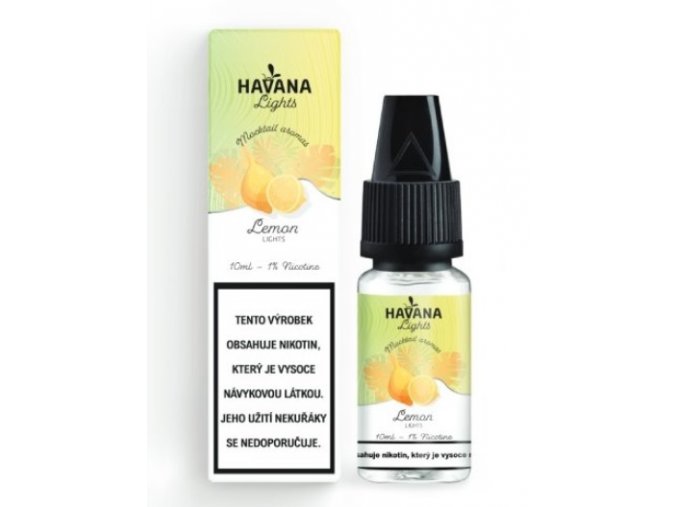 e liquid havana lights salt lemon 10ml