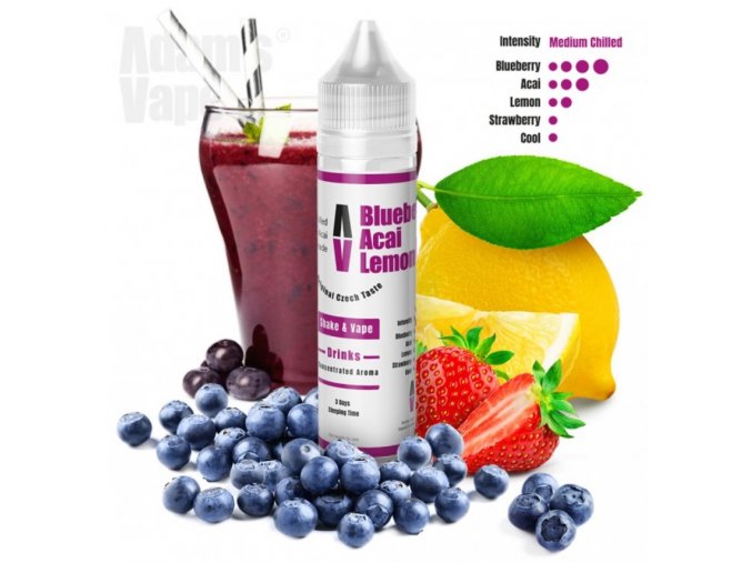 prichut adams vape shake and vape blueberry acai lemonade 12ml