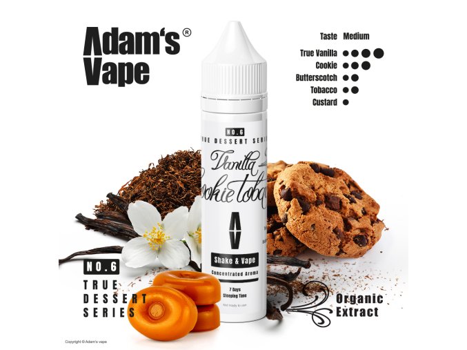 prichut adams vape vanilla cookie tobacco 12ml