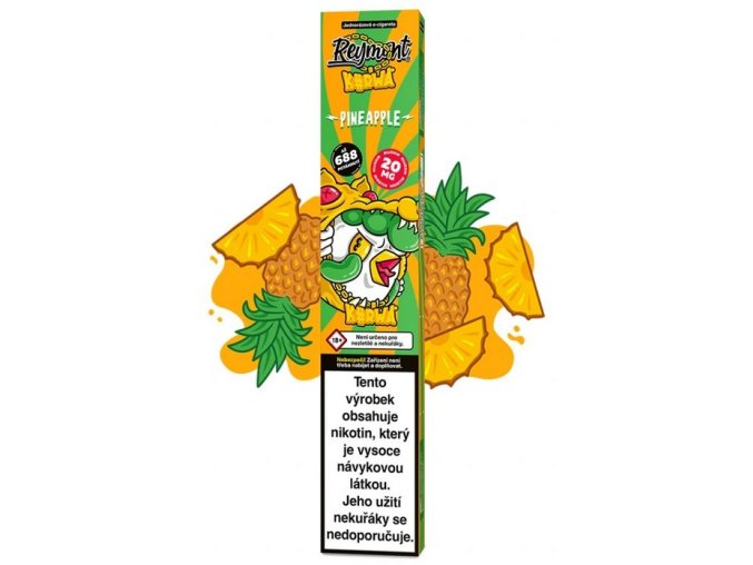 jednorazova e cigareta reymont kurwa pineapple ananas 20mg