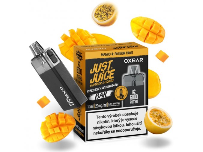 elektronicka cigareta just juice oxbar rrd mango a passion fruit 20mg