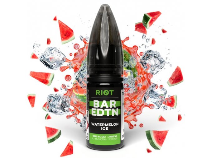 e liquid riot bar edtn salt 10ml 5mg 10mg 20mg watermelon ice