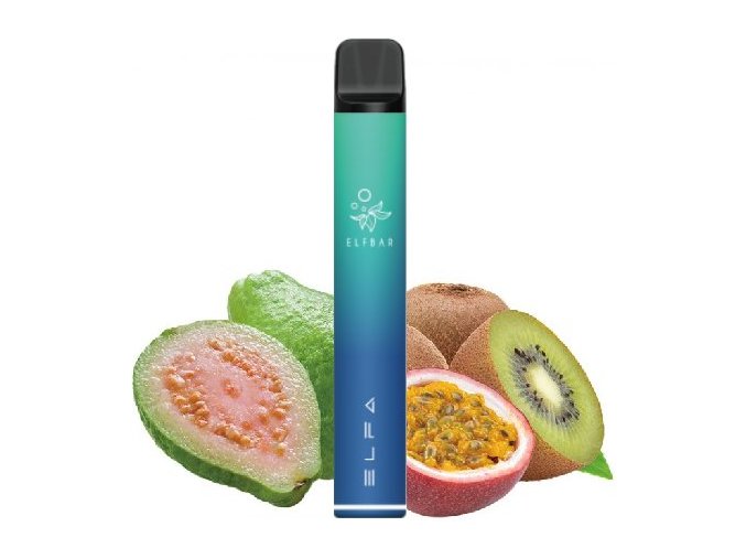 elf bar elfa elektronicka cigareta 500mah kiwi passion fruit guava 20mg