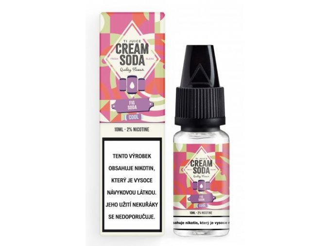 e liquid ti juice cream soda fig salt 20mg 10ml