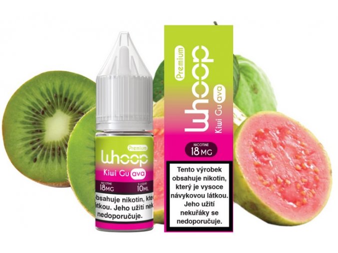 e liquid whoop kiwi guava 10ml 6mg 12mg 18mg