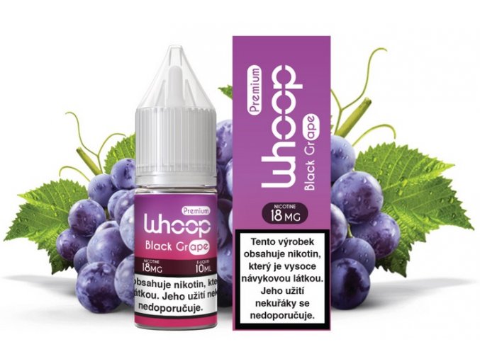 e liquid whoop black grape 10ml 6mg 12mg 18mg