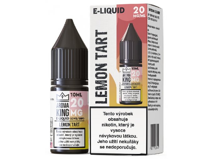 e liquid aroma king salt lemon tart 20mg 10ml