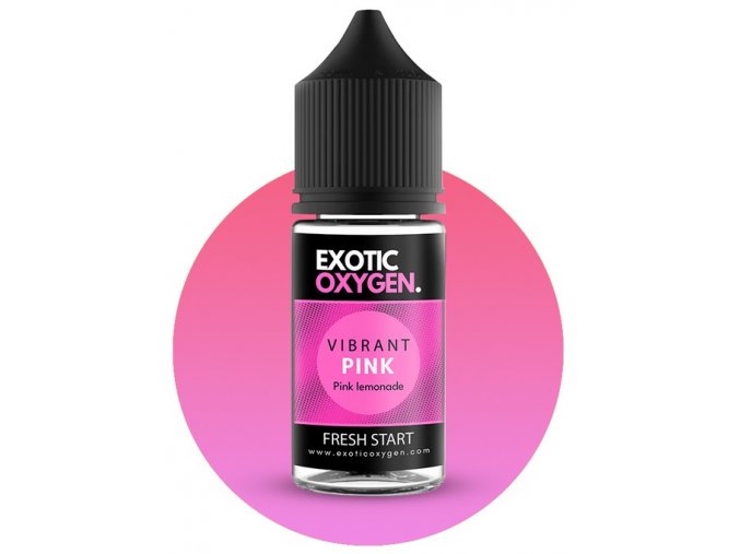 prichute exotic oxygen shake and vape vibrant pink lemonade 10ml